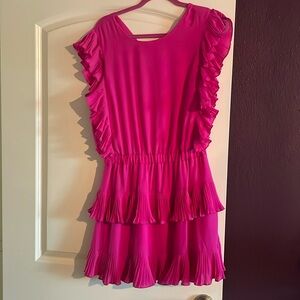 Pink Ruffle Dress